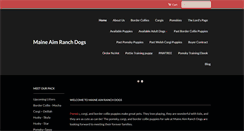 Desktop Screenshot of maineaimranchdogs.com